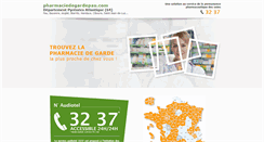 Desktop Screenshot of pharmaciedegardepau.com